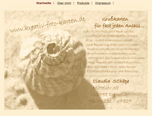 Tablet Screenshot of kreativ-foto-karten.de